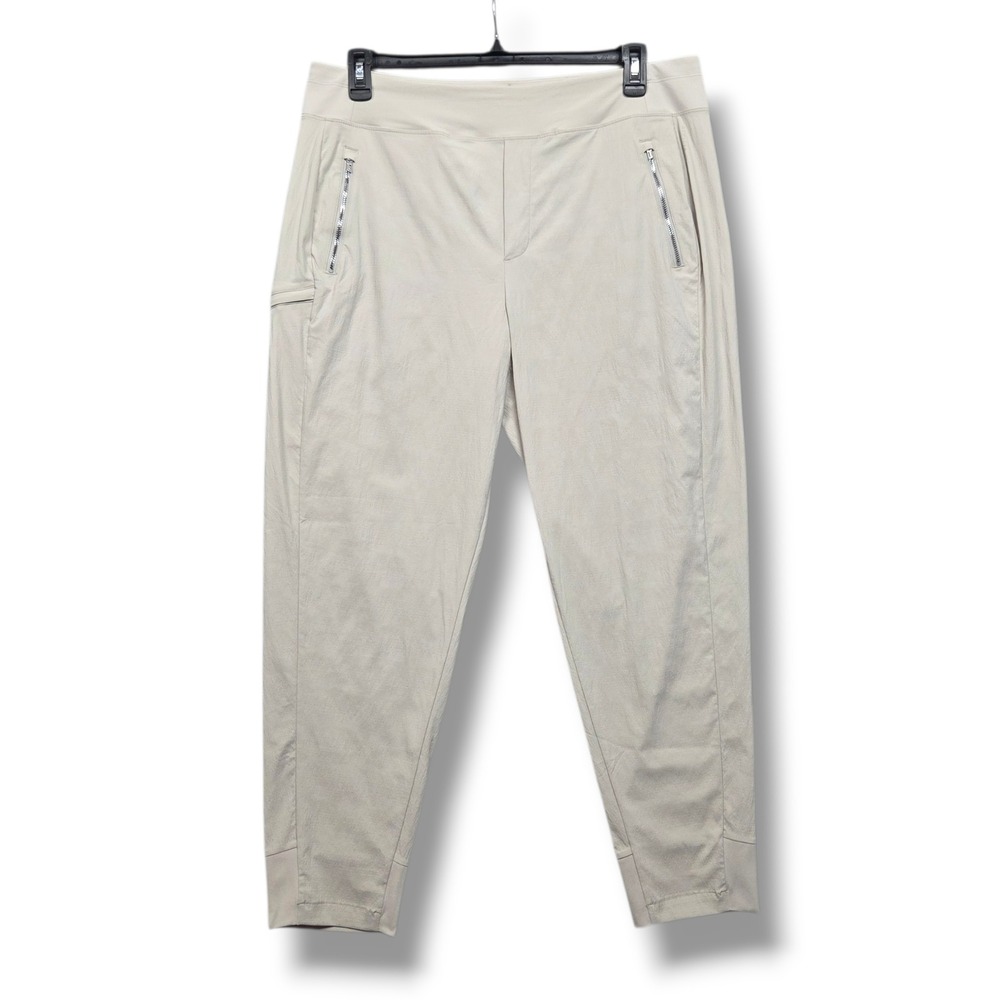 Athleta Trekkie North High Rise Jogger Womens 16 Sand Pants Hiking UPF